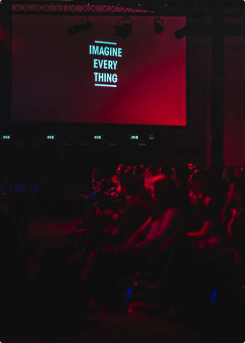 Photo d'une séance de cinéma accessible à tous