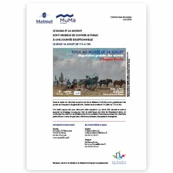 Couverture du communiqué de presse
