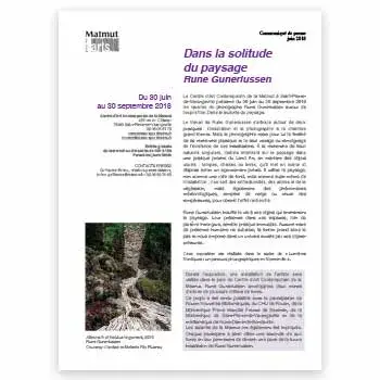 Couverture du communiqué de presse